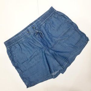 Old Navy | Blue Flow Chambray Short 4.5in  | Large